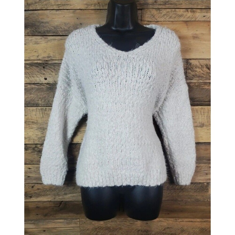 Altar'd State Pullover Sweater Women S/M White